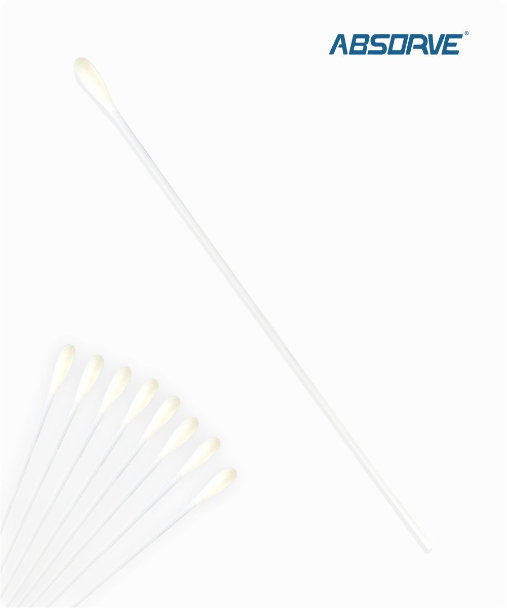 Swab para coleta de amostras haste de plástico